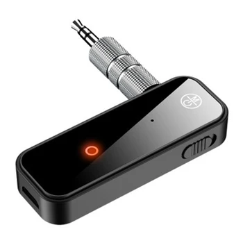 3,5 mm USB para Música Estéreo sem Fio Adaptador de entrada AUX compatível com Bluetooth 5.0 Dongle alto-Falante do Telefone Transmissor de Áudio sem Fio Receptor