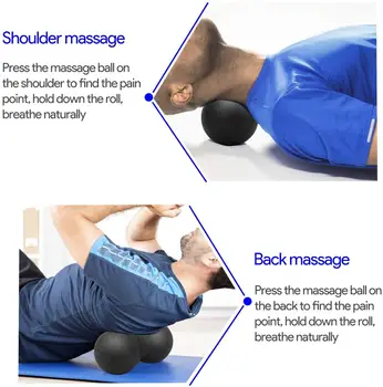 3 Pcs/Set de Fitness, Massagem Bola Conjunto EPP Lacrosse Miofascial Bolas de Corpo Leve Fáscia Massagem Yoga Exercício Aliviar a Dor