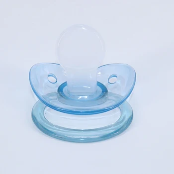 ABDL adultos Chupeta Ddlg adulto do bebê de silicone grande chupeta jelly transparente de cor mais escolhas livres chupetas e acessórios