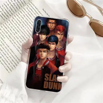 Anime Slam dunk Sakuragi Caso de Telefone Transparente para Samsung s9 s10 s20 Huawei honor P20 P30 P40 xiaomi nota mi 8 9 pro lite plus