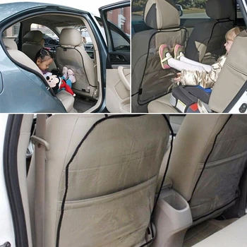 Assento de carro de Volta Capa Protetor Para Crianças do Bebê de Anti Lama, Sujeira Chute Tapete Pad Multi-função Auto Bancos Tampa de Protecção 1Pcs
