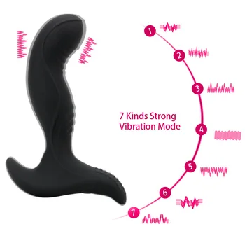 Butt Plug Massageador De Próstata Impermeável Produto Adulto Brinquedos Sexuais Para Os Homens Estimulação Anal Plug Anal Em Silicone