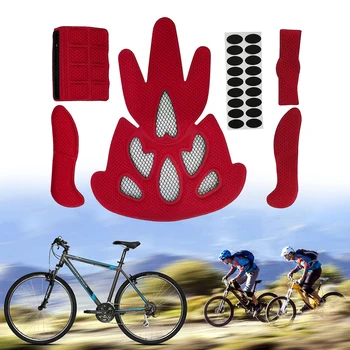 Capacete de Enchimento Interno de Proteção de Almofadas de Espuma Kit de Revestimento que retenha Esponja Conjunto para Esportes ao ar livre Bicicleta Motocicleta Elétrica Bicicleta