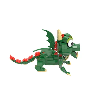 Dragão bebê Blocos de Construção Charizard Dragão de FOGO Modelo Animal de decoração de brinquedos para crianças, Crianças de coleta de presente de aniversário
