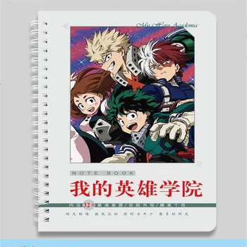 Durável Anime Japonês o Meu Herói Academia Bobina Caderno de Cosplay do Caderno do Aluno de Personalidade Notebook de Presente para o Estudo