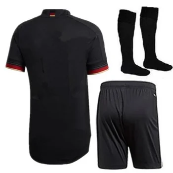 Homens de camisa de Futebol manga curta T-shirt, sweat-absorvente de moletom pré-jogo terno de treinamento Alemanha tamanho Europeu CRIANÇAS terno