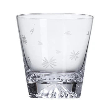 Japonês, O Monte Fuji De Vinho De Cristal De Vidro Da Neve Montanha Xo Whisky Rock Óculos Fujiyama Snowberg Uísque Copo De Água Copo De Caixa De Presente