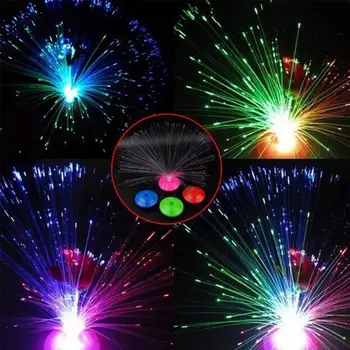 Led Colorido de Fibra Óptica da Lanterna Estrela da Festa de Decoração de Casa de Noite de Dia dos Namorados Atmosfera de Luz Ornamentos