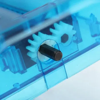 Mini Azul Triturador Triturador Destruidor Documentos De Papel Máquina De Corte