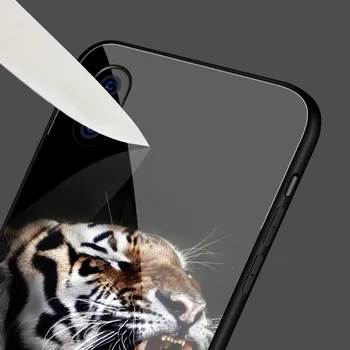 Personalizado de Vidro Temperado de Design de Telefone Case Para Samsung Galaxy M10 M20 M30 M30S A10E A20E A2 Core A6 A7 A8 Plus A9 2018 Tampa