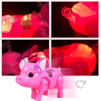 Piscando Pé De Porco Brinquedos De Meninos Engraçados Musical Porco Eletrônico Brinquedo De Estimação Para Crianças Gadgets Interativos Eletrônicos Brinquedos De Menino Menina Presentes