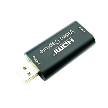 Placa de vídeo HDMI da Placa de Captura de Vídeo VHS USB 2.0 Grabber Gravador 4K 1080P para PS4 Jogo de DVD, Câmera de vídeo de Streaming ao Vivo de Câmara HD NOVO