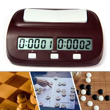 SALTO Digital Profissional de Xadrez Relógio de Contagem regressiva de Esportes Eletrônicos Relógio de Xadrez I-IR Concorrência Jogo de Tabuleiro de Xadrez Assistir