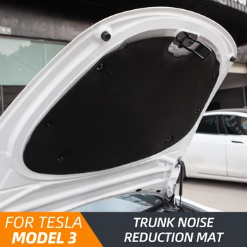 SÃO 2021 Tesla Model 3 Acessórios Para Model3 Frente do Tronco Insonorizados Algodão Isolamento de Som de Choque da Placa de Capa Protetor