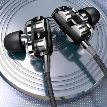 Universal 3,5 mm Estéreo No Fone de Ouvido Com Microfone com Controle de Fio de Fone de ouvido Controle de Fio de Baixo Esporte Headset para Jogos Para Smartphone