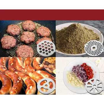 Venda superior de Metal Alimentos Moedor de Anexo para KitchenAid Stand Misturadores de Salsicha Recheada Moedor de Carne Processador de Alimentos Anexo