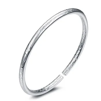 YKD58 Boêmio pulseira com linha impressa bracelete feminino banhado a prata pulseira