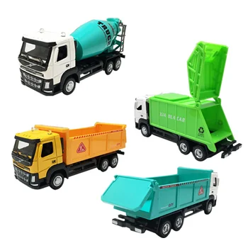 1/50 Liga Fundido Mixer Caminhão De Cidade Do Caminhão Caminhão Basculante Modelo De Brinquedo