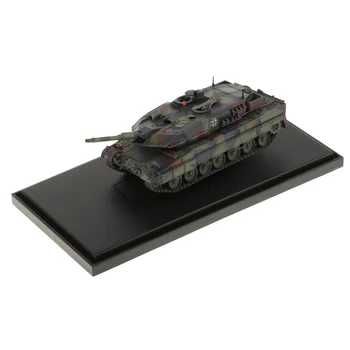 1:72 De Simulação Alemão Leopard-2 A5 Tanque Principal De Batalha Modelo Blindado Carro De Brinquedo