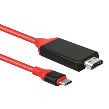 1,8 M-Tipo C-HDMI compatível com Cabos USB 3.1 para o macho para Macho para USB Samsung-C Cabo Adaptador Tipo C AV Adaptador de TV