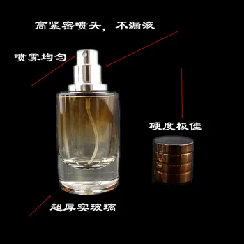 30ml de Pulverização Reta Vidro de Perfume Vazio Portátil Frasco de Perfume 30PCS/MONTE