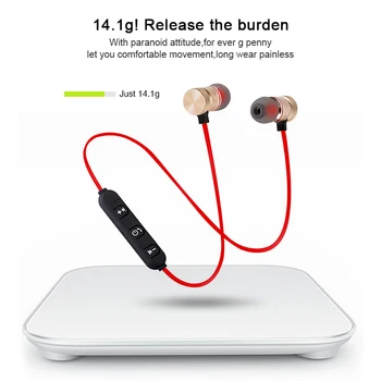5.0 sem Fio Fone de ouvido Bluetooth Fone de ouvido Decote Estéreo de Fones de ouvido Móveis de Esporte Fones de ouvido Fone de ouvido Com Microfone Para Telefone