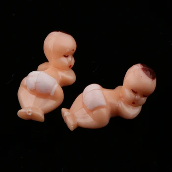 50pcs/set Lindo Mini Plástica de Corpo Inteiro de Recém-nascidos Filhos de Bonecas, Realistas Bebê Recém-nascido Bonecas, para o chá de Bebê Batizado Decoração