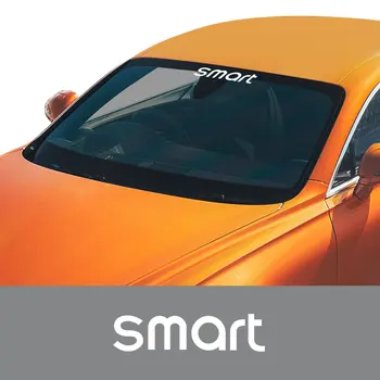 Carro pára-brisa Frontal em PVC Adesivos de pára-Brisas Automático Decalques Modelo de Carro Decorações Para Smart fortwo forfour a Auto Decoração Acessórios