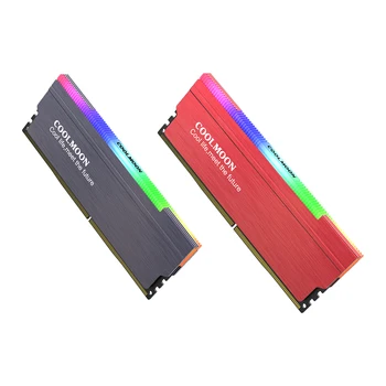 COOLMOON CR-D134S 5V 3 ARGB RAM Dissipador de calor de Calor Espalhador Cooler de Computador do tipo Desktop Endereçável RGB Memória de Refrigeração Colete