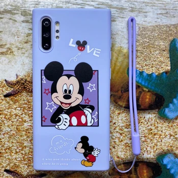 Do rato de Minnie do Mickey de Disney Samsung S9 Case para Samsung A50 A51 A20 A21 Galaxy S21 A72 71 Macio de Silicone Protetor de Lente Protetora Shell