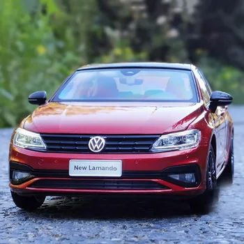 Escala 1/18 Volkswagen Novo Lamando 2021 Vermelho Fundido Modelo De Carro De Brinquedo Coleção