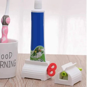Manual Espremedor de pasta de dente creme Dental Tubo Espremedor de Dispensador de pasta de dente Clipes para a Cozinha casa de Banho Hobby Espaço de Ferramentas de Plástico