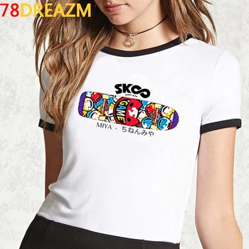 Novo Anime Japonês de SK8 O Infinito, T-Shirt das Mulheres Y2k Tops Skate Meninos Gráfica Tees Cartoon Harajuku Unisex T-shirt Feminina