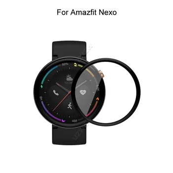 Para Amazfit Nexo Macio Smart Watch Protetor de Tela Guarda 3D Curvas de Borda de Cobertura Total Película Protetora Capa