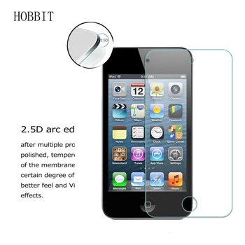 Para Apple iPod Touch 4 4 4G Geração de 0,3 mm 2.5 D de Vidro Temperado Protetor de Ecrã Ultra-fino 9H Clara Anti-arranhões Filme