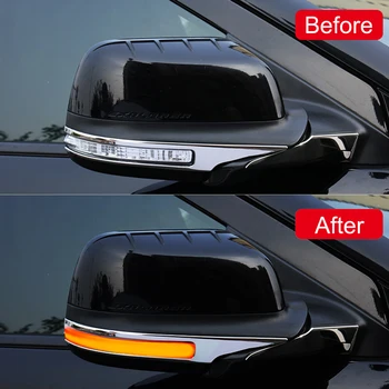 Para Ford Explorer 2011-2019 Lado Dinâmico acende as Luzes de Sinal Espelho LED Indicador pisca-Pisca Sequencial Lâmpadas