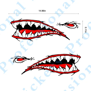 Personalizado Voando Tigres de Dentes de Tubarão Warhawk WW2 Hot Rod Vinil Adesivos de carros Escolha o Tamanho Impermeável de Vinil