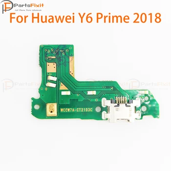 Porta de carregamento do Conselho para Huawei Y6 Primeiro-2018 Carga USB PCB Dock Conector Micro Conselho de Substituição de Peças de Reposição