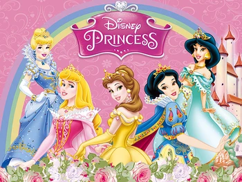 Princesa Da Disney Sophia Branca De Neve Pano De Fundo Da Decoração De Lona Festa De Aniversário Decoração Do Feriado De Suprimentos Menina De Presente