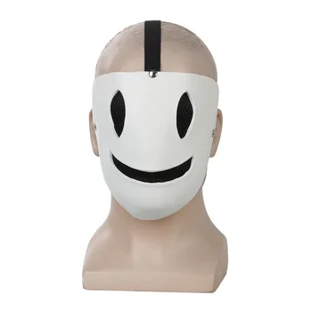 Tenkuu Shinpan Sniper Máscara de Látex Soft High-Rise Invasão de Cor Branca Máscaras de Halloween Traje Adereços 70g Lgiht Peso