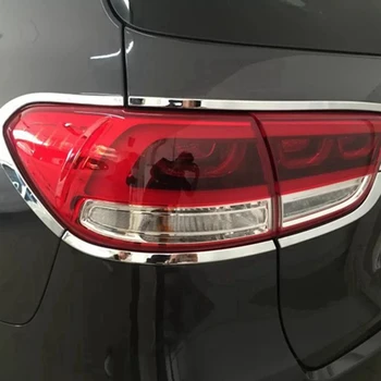 Traseira do carro lanterna traseira bright frame (Moldura Brilhante Traseiro Farol de Folha de rosto para Kia Sorento 2016-2019
