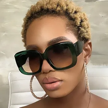 2021 Nova Moda Wid Pernas Designer Para Mulheres Leopard Óculos De Sol Retro Clássico De Luxo Da Marca De Óculos Vintage Elegante De Tons Negros