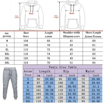 2021 Treino de Dois Homens Conjunto de peças Sportswear Suéter com Capuz + Calça comprida Casual Camisola de Mens Vestuário de Outfis Masculino tamanho S-4XL