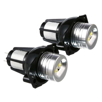 2pcs de 20W Faróis de LED Anjo Olho Halo Anel de Lâmpadas Para BMW E90 E91 05-08