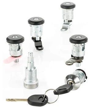 6pcs /set Complete lock kit for Ford Transit Automobile anti-theft auto lock Door Lock Set