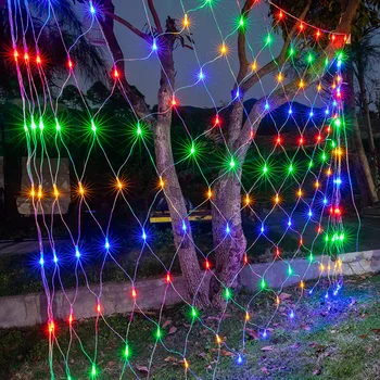 Ano novo, Natal, Luzes de Led Net Cortina de Garland 2X2/3X2M Cadeia de Fadas Luz Decorativa Exterior, Interior de Casa de Decoração de Casamento
