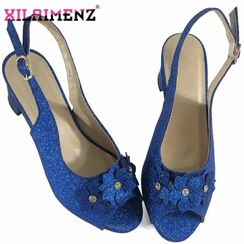 Céu Azul De Chegada Dos Africanos De Casamento Sapatos De Maior Tamanho 43 Projeto De Itália Mulheres Elegantes Festa De Sapatos De Flores De Verão Brilhando Sandálias