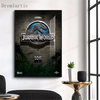Jurassic Park KI 1Canvas Pinturas de Arte Para a Sala de estar, Quarto de Pôsteres E Impressões de Parede do Poster de Decoração de Casa de KC