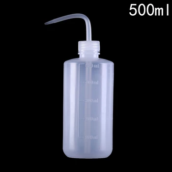 Longo E Curvo Transparente Garrafa De Água Recipiente De Líquido Frasco De Spray Chaleira Rega Laboratório De Ferramentas