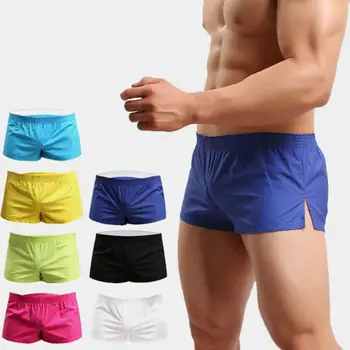Mens Respirável Shorts Mens Ginásio De Esportes Executando O Sono Calças Curtas, Multicolorida